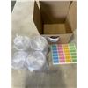 Image 1 : 4 NEW 4PKS LIDDED ORGANIZERS W/ LABELS