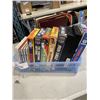 Image 4 : LOT OF VINTAGE RECORDS, DISCS, VHS, ETC