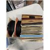 Image 5 : LOT OF VINTAGE RECORDS, DISCS, VHS, ETC