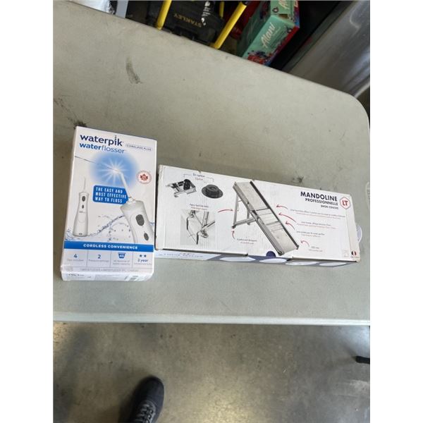 WATERPIK CORDLESS PLUS WATER FLOSSER AND MANDOLINE SLICER
