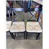 Image 3 : 4 IKEA INGOLF DINING CHAIRS