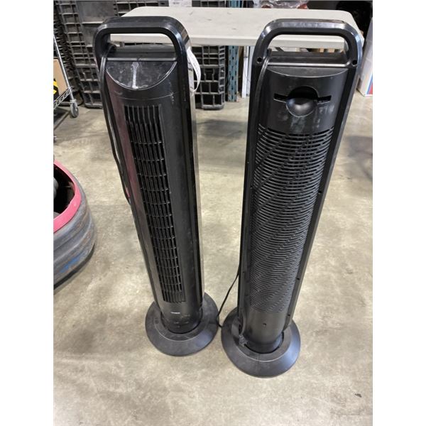 TWO SEVILLE CLASSIC TOWER FANS BOTH WORKING