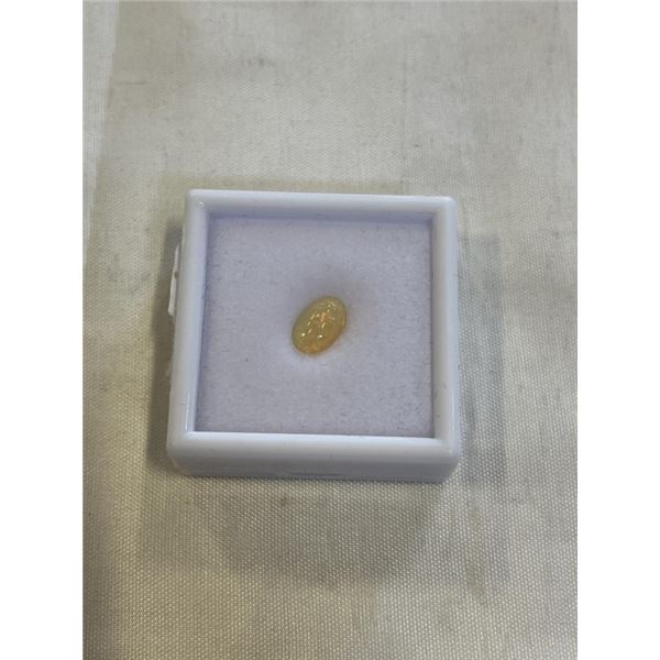 NEW 1.2CT NATURAL WHITE FIRE OPAL, UNTREATED, OVAL CUT, RETAIL $150