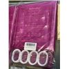 Image 2 : TRAY OF AMAZON OVERSTOCK INCLUDING ADWAITA SHOWER CURTAINS, LANWANDENG DOOR KNOBS, TINFOIL BLACK PLA