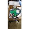 Image 1 : TRAY OF AMAZON OVERSTOCK INCLUDING DIMJ DRAWER ORGANISER SOCK STORAGE, HEAD PRO DAMP, TP-LINK 5 PORT