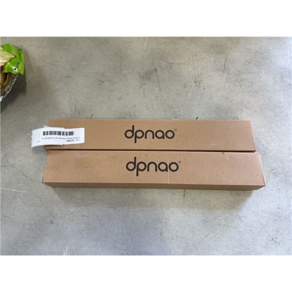 2 NEW DPNAO KNIVES WITH SHEATH & SHARPENER