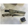 Image 3 : 2 NEW DPNAO KNIVES WITH SHEATH & SHARPENER