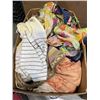 Image 4 : 2 BOXES OF ASSORTED NEW SCARVES, CLOTHING ETC