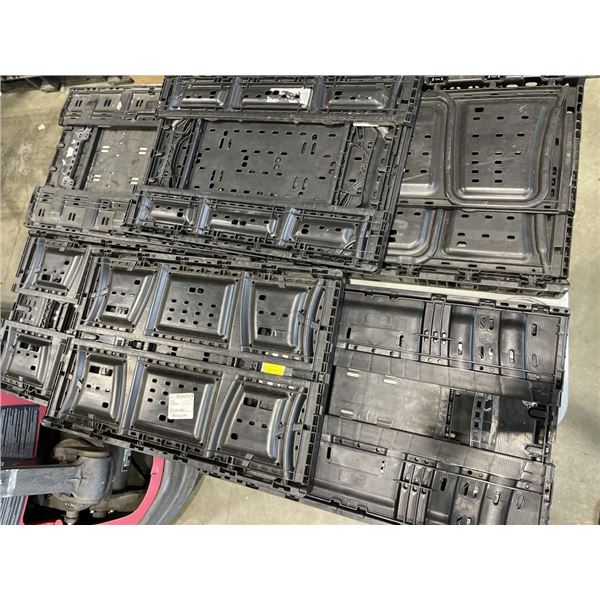 STACK OF FOLDING CRATES