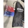 Image 1 : BADMINTON SET AND CORNHOLE BAGS SET