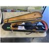 Image 1 : CASED VINTAGE VIOLIN, ANTONIUS STRADIVARIUS, COPY, MAY HAVE BEEN PAINTED