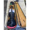 Image 2 : CASED VINTAGE VIOLIN, ANTONIUS STRADIVARIUS, COPY, MAY HAVE BEEN PAINTED