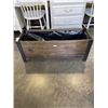 Image 1 : WOODEN PLANTER BOX MADE BY GRAPEVINE, 37 INCH LONG