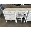 Image 1 : FRENCH PROVINCIAL DESK AND CHAIR