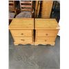 Image 1 : PAIR OF 2 DRAWER NIGHT STANDS