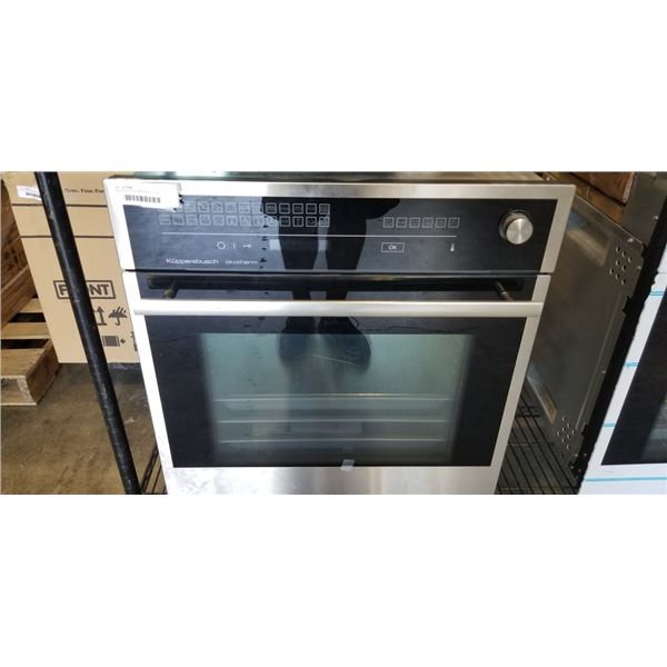 NEW OPEN BOX KUPPERSBUSCH WALL OVEN WITH HANDLE. MODEL EEB68008