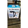 Image 2 : HAMILTON BEACH 1L COMPACT ELECTRIC GLASS KETTLE - TESTED WORKING