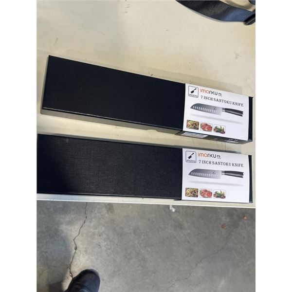2 SETS OF NEW IMARKU P9 7 INCH SANTOKU KNIVES