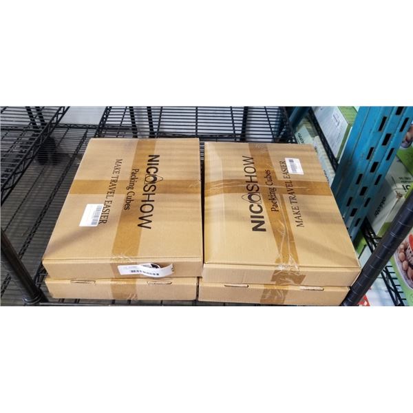 4 NEW NICOSHOW PACKING CUBES