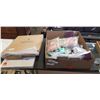 Image 1 : TRAY OF BEAUTY ITEMS INCLUDING MOFAJANG HAIR COLOR, FOCIPEYSA LASHES, SUNLAND REUSABLE TONER PADS, M