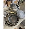 Image 3 : BOX OF GREEN PAN FRYING PANS