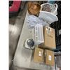 Image 1 : LARGE LOT OF DECOR - BASKETS, OUTDOOR LANTERN, WALL HOOKS, MAIL HOLDER, ETC