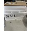 Image 4 : LARGE LOT OF DECOR - BASKETS, OUTDOOR LANTERN, WALL HOOKS, MAIL HOLDER, ETC
