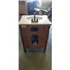 Image 5 : SINGLE VANITY WITH STONE TOP AND BRASS TAPS, 28 INCH