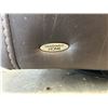 Image 4 : CINDY CRAWFORD HOME BROWN LEATHER POWER  SWIVEL RECLINER