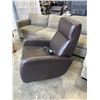 Image 3 : BROWN LEATHER POWER RECLINER