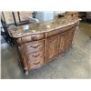 Image 2 : 9 DRAWER 2 DOOR SERVING CABINET