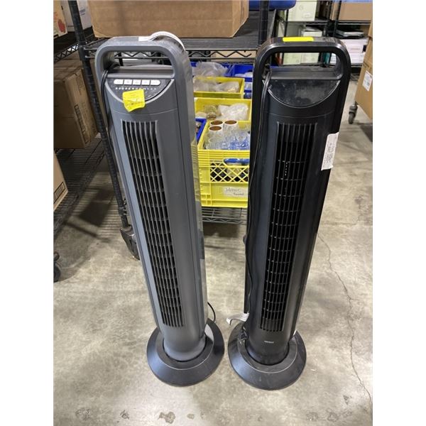 TWO SEVILLE CLASSIC TOWER FANS BOTH WORKING