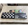 Image 1 : YELLOWMOUNTAIN CHESS SET AND TRAVEL MAGNETIC CHESS & CHECKERS AND MAGNETIC FOLDING LUDO SET AND SOLI