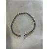 Image 3 : NEW PLATINUM PLATED 2.5MM PRINCESS CUT SIMULATED DIAMOND (CZ) TENNIS BRACELET, 7-8" LONG