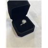 Image 3 : NEW S925 3.0CT MOISSANITE STONE SNOWFLAKE RING, RESIZEABLE, MOUNTED IN 925 STERLING SILVER W/ WHITE 