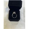 Image 5 : NEW S925 3.0CT MOISSANITE STONE SNOWFLAKE RING, RESIZEABLE, MOUNTED IN 925 STERLING SILVER W/ WHITE 