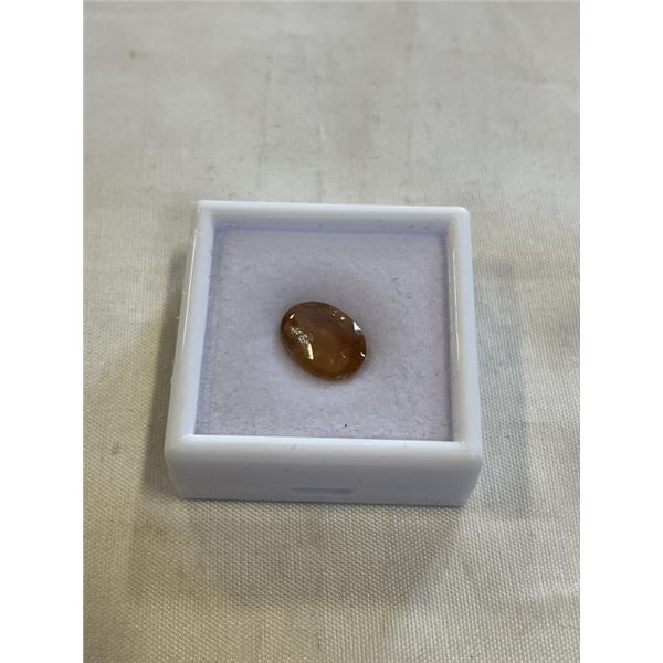 NEW 8.3CT NATURAL IMPERIAL TOPAZ, UNTREATED, OVAL CUT, RETAIL $1120