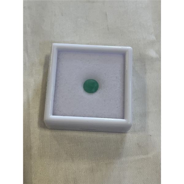 NEW 1.4CT NATURAL EMERALD, UNTREATED, ROUNT CUT, RETAIL $390