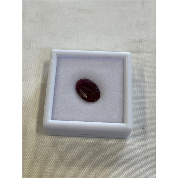 NEW 7.0CT NATURAL RUBY, UNTREATED, OVAL CUT, RETAIL $1680