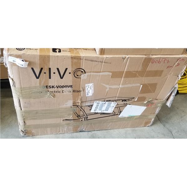 VIVO BLACK ELECTRIC DESK RISER