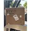Image 1 : VIVO BLACK 2 IN 1 FOOTREST & ERGONOMIC DESK STOOL