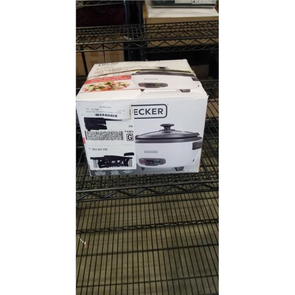 BLACK AND DECKER RICE COOKER - TESTED WORKING