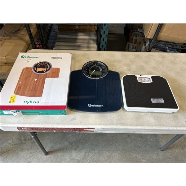 3 ADAMSON SCALES. 1 IS HYBRID