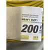 Image 2 : NEW HEAVY DUTY LIGHTED 200FT YELLOW EXTENSION CORD. 10AWG/3C