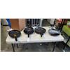 Image 1 : BOX OF TFAL FRYING PANS