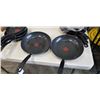 Image 3 : BOX OF TFAL FRYING PANS