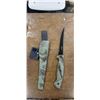 Image 2 : 2 NEW DPNAO KNIVES WITH SHEATH & SHARPENER