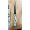 Image 3 : 2 NEW DPNAO KNIVES WITH SHEATH & SHARPENER