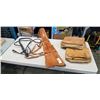 Image 1 : LEATHER GUN HOLDER, SADLE BAGS, AND WHIP