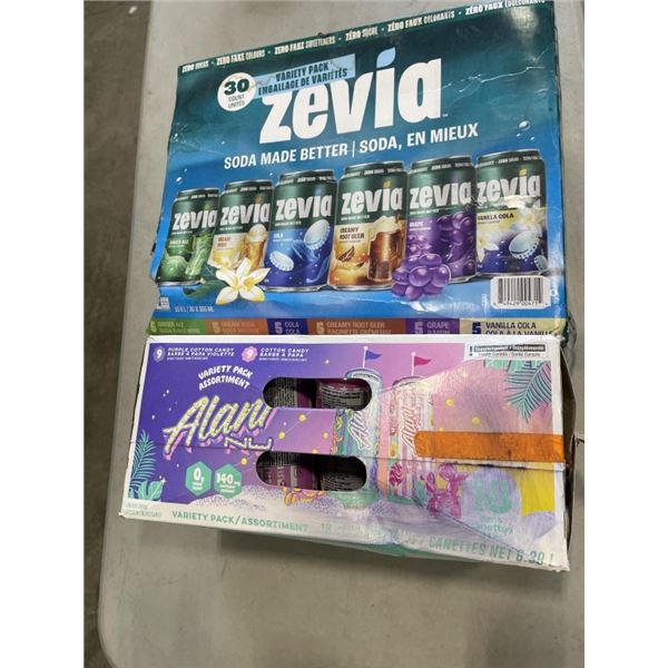 CASE OF ALANI NU AND ZEVIA DRINKS